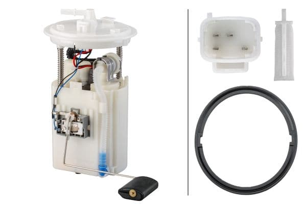 Elektrische brandstofpomp (module) past: DAEWOO LANOS  FORD FOCUS I  HONDA ACCORD VI, ACCORD VII, CIVIC V  HYUNDAI ELANTRA IV, GETZ, I10 I, I20 I, I30, IX20, SONATA V  KIA CEE'D 1.1-2.3 10.91-