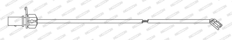 Warning Contact, brake pad wear