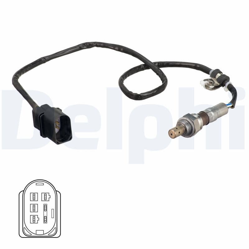 Lambda sonde (750mm) past: AUDI A3  SEAT ALTEA, ALTEA XL, LEON, TOLEDO III  SKODA OCTAVIA II  VW GOLF PLUS V, GOLF V, GOLF VI, JETTA III 1.6/1.6ALK/1.6LPG 05.03-12.13