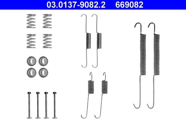 Accessory Kit, brake shoes