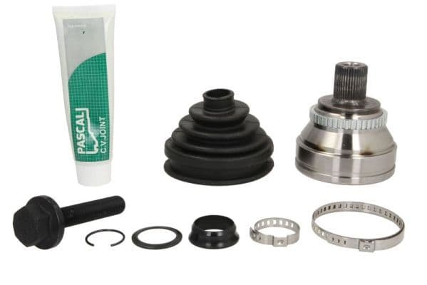 CV-gewricht buitenste Links/Rechts (38z/27z/59,5mm  ABS:45) past: AUDI 100 C4, 80 B4, 90 B3, A6 C4, CABRIOLET B3, COUPE B3 2.2-4.2 06.88-08.00