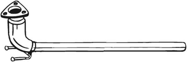 Uitlaatpijp Voor past: VW CADDY III, GOLF V 2.0D 01.04-08.10