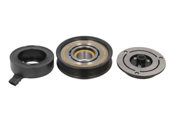 Airco compressor koppeling compleet (DELPHI CSP17 12V 6PK 119mm) past: MERCEDES V (638/2)  CHEVROLET CAPTIVA  FORD FOCUS II, FUSION  OPEL ANTARA A, ASTRA H  SUZUKI ALTO VII 1.0LPG-2.4 08.96-