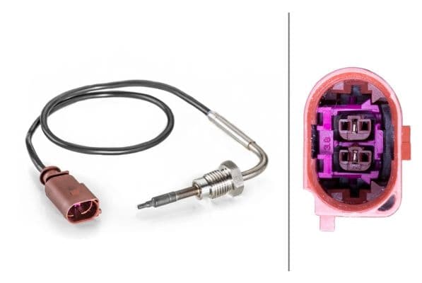 Uitlaatgastemperatuursensor (Vóór DPF) past: VW CADDY III, PASSAT B6, TOURAN 1.9D/2.0D 08.03-11.10