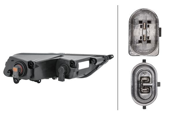 Mistlamp Voor Links (H8/P21W, R-LINE) past: VW PASSAT B7 08.10-12.14