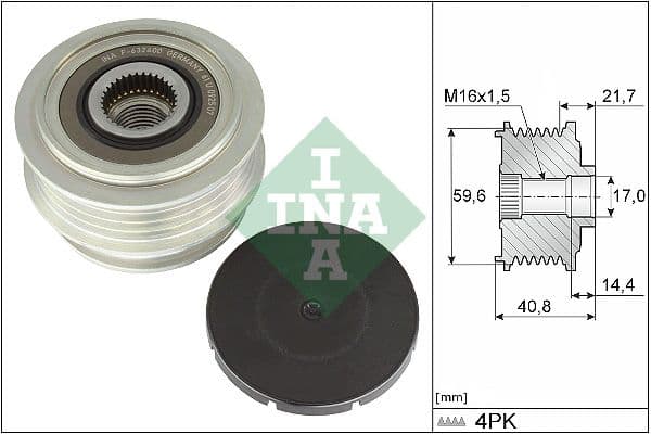 Dynamo poelie past: DACIA LOGAN II, LOGAN MCV II, SANDERO II, SANDERO III  RENAULT SANDERO/STEPWAY II, THALIA III 1.0 12.16-