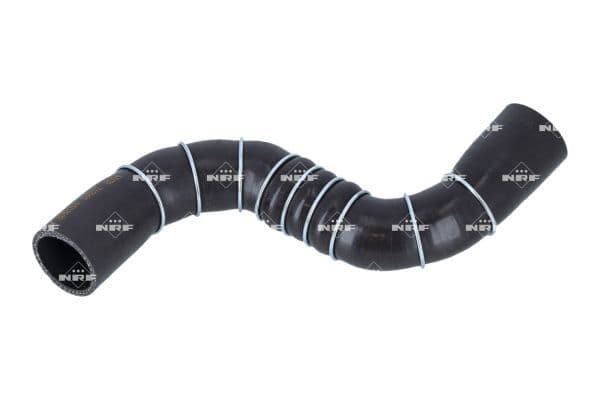 Intercooler slang Rechts (Uitlaatzijde, diameter 44/45mm, lengte 390mm, zwart) past: NISSAN QASHQAI I, QASHQAI II 1.5D 11.06-