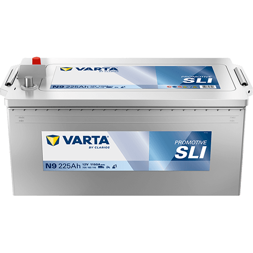 Batterij 12V 225Ah/1150A (EN) PROMOTIVE SLI (L+ Standaard terminal) 518x276x242 B00 - geen montageflens (Beginnen)