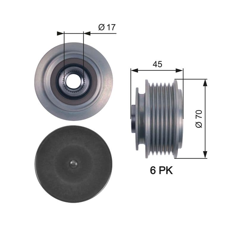 Alternator pulley