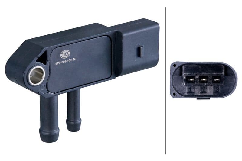 Uitlaatgassen druksensor (aantal pinnen: 3) past: AUDI A3, A4 B6, A4 B7, A6 ALLROAD C6, A6 C6, A8 D3, Q7, TT  DODGE CALIBER, JOURNEY  MITSUBISHI GRANDIS, LANCER VIII  SEAT ALHAMBRA 1.4D-5.0D 10.01-
