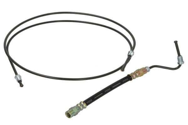 Remleiding/slang flexibel Achter Links (lengte 201mm, M10x1/M10x1) past: RENAULT MEGANE II 1.4-2.0D 09.02-