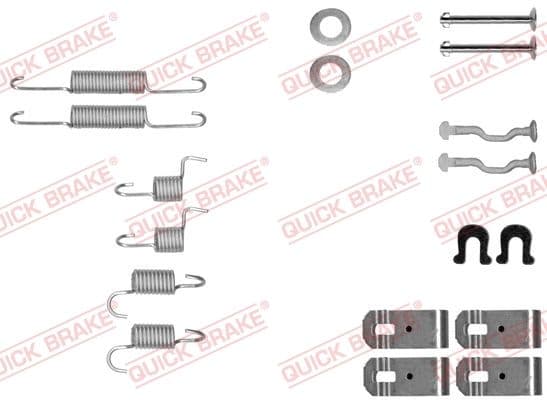 Accessory Kit, parking brake shoes