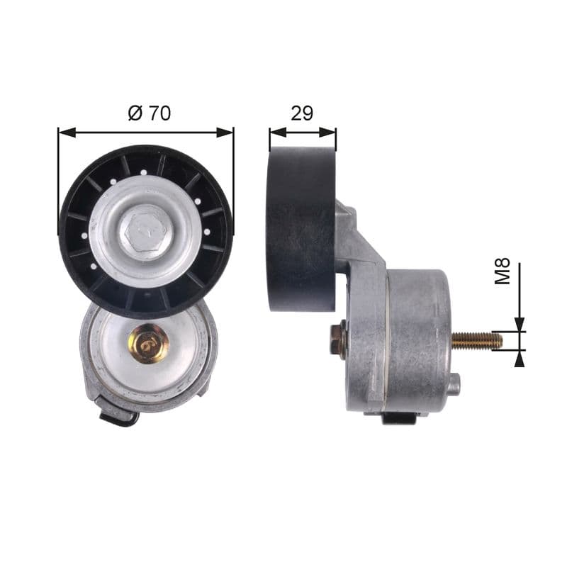 Tensioner Lever, V-ribbed belt