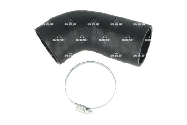 Intercooler slang Rechts (Top, diameter 55mm, zwart) past: AUDI A3, Q3, TT  SEAT ALHAMBRA, ALTEA, ALTEA XL, LEON  SKODA OCTAVIA II, SUPERB II, YETI  VW BEETLE 1.6D/2.0D 05.03-12.22