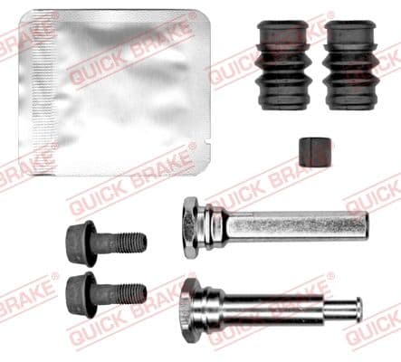 Remklauw reparatieset Achter Links/Rechts (in de set: bouten, geleidebehuizing, stekker) past: SUZUKI BALENO, SWIFT V 1.0-1.4H 02.16-