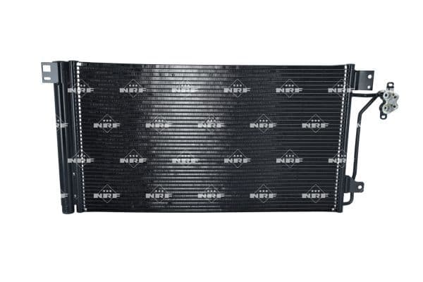 A/C condensator (met droger) past: VW CALIFORNIA T5 CAMPER, MULTIVAN T5, TRANSPORTER T5 1.9D-3.2 04.03-08.15