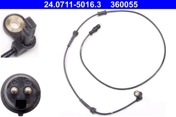 Sensor, wheel speed
