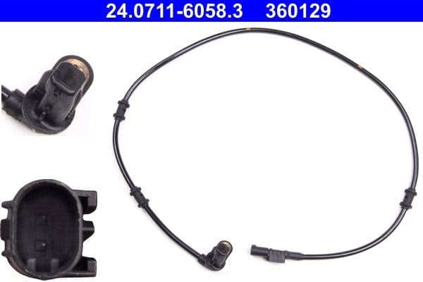 ABS-sensor Voor Links past: MERCEDES M (W163) 2.7D-5.0 02.98-06.05