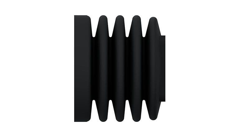 Typische of gestandaardiseerde onderdelen veerbalgen