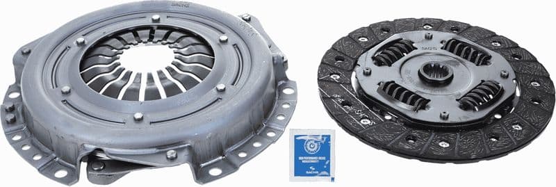 Koppelingskit (190mm) past: FORD FIESTA, FIESTA IV, FIESTA V, FUSION, KA, PUMA  MAZDA 121 III, 2 1.0-1.4 08.95-12.12