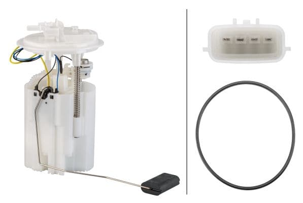 Elektrische brandstofpomp (module) past: RENAULT ESPACE IV, FLUENCE, GRAND SCENIC III, MEGANE III, SCENIC III 1.2-2.0D 01.06-