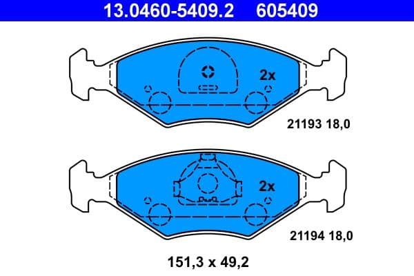 Brake Pad Set, disc brake