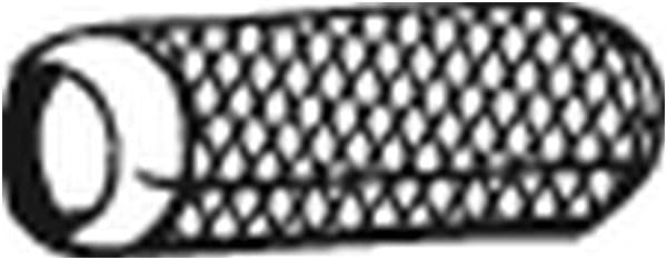 Uitlaatsysteem trillingsdemper (46x190) past: OPEL ASTRA F 1.7D 08.94-01.99