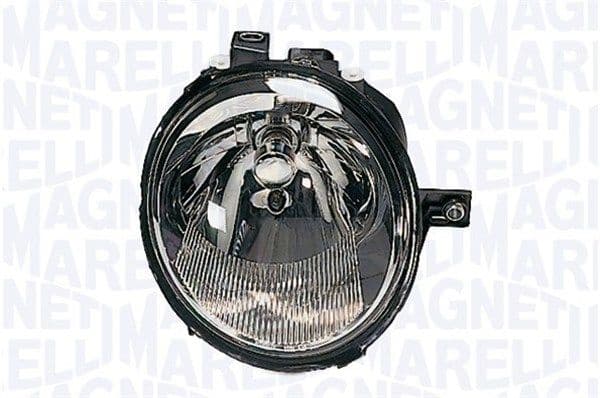 Koplamp Links (H4/W5W, elektrisch, met motor, kleur invoegen: zwart) past: VW LUPO 09.98-07.05