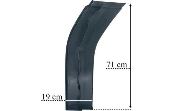Vleugeldek Links/Rechts (achterste gedeelte) past: SCANIA P II 09.17-