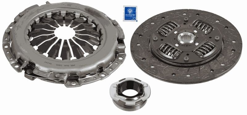 Koppelingskit met lager (225mm) past: HYUNDAI ELANTRA IV, I30, I40 I, I40 I CW, IX35, TUCSON  KIA CARENS IV, CEE'D, PRO CEE'D, SPORTAGE III, SPORTAGE IV 1.6/2.0/2.0LPG 06.06-09.22