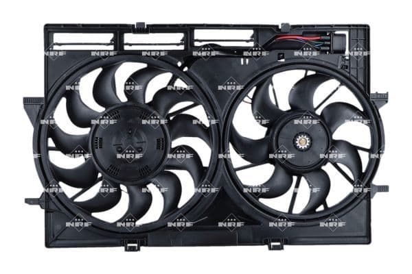 Radiatorventilator (met huisvesting) past: AUDI A4 ALLROAD B8, A4 B8, A5, Q5 2.7D-4.2 06.07-05.17