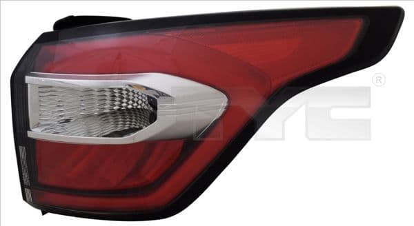 Achterlicht Links (extern, LED, kleur van het glas red) past: FORD KUGA II 01.17-12.19