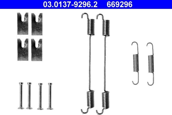 Accessory Kit, brake shoes
