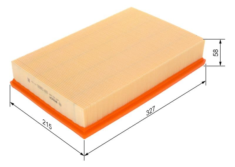 Luchtfilter (Patroon) past: VOLVO S60 I, S80 I, V70 II, XC70 I 2.0-3.0 05.98-04.10