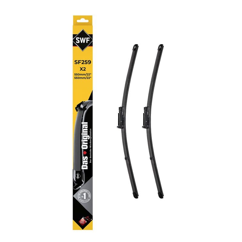 Wisserblad voegloos Voor met spoiler (2pcs) Visioflex 550mm past: AUDI A6 ALLROAD C6, A6 C6 05.04-08.11