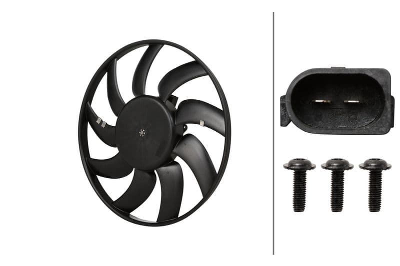 Radiatorventilator past: AUDI A4 ALLROAD B8, A4 B8, A5, A6 C7, A7, Q5  PORSCHE MACAN 1.8-3.2 06.07-