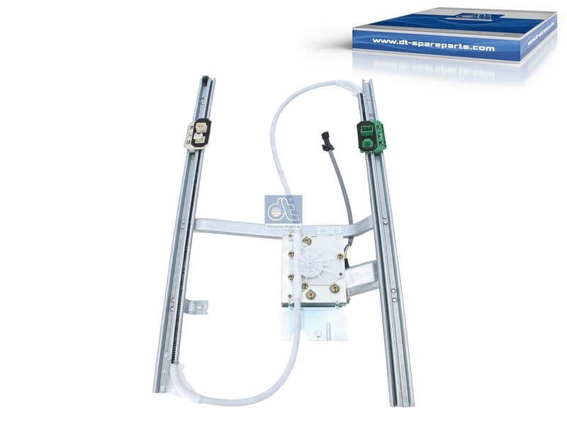 Raamregelaar Rechts, elektrisch, met motor past: DAF LF, LF 45, LF 55  RVI D, KERAX, MIDLUM, PREMIUM, PREMIUM 2  VOLVO FL II 04.96-