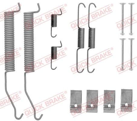 Accessory Kit, brake shoes