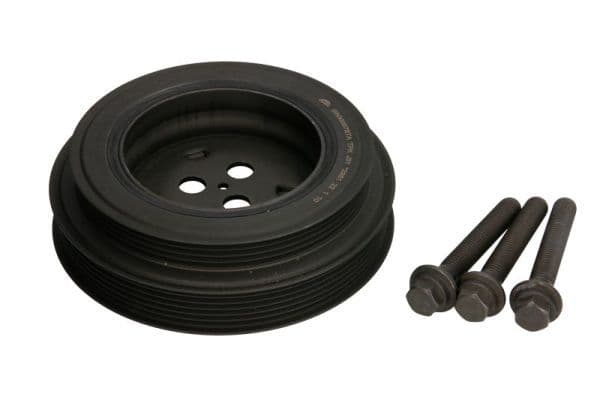 Krukaspoelie (aantal ribben: 4  6, met bouten) past: CITROEN JUMPER III  FIAT DUCATO  FORD TOURNEO CUSTOM V362, TRANSIT, TRANSIT CUSTOM V362, TRANSIT TOURNEO, TRANSIT V363  PEUGEOT BOXER 2.2D 04.06-