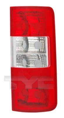Achterlicht Links (P21/5W/P21W, kleur indicator wit, kleur van het glas red) past: FORD TRANSIT / TOURNEO CONNECT I 06.00-06.09