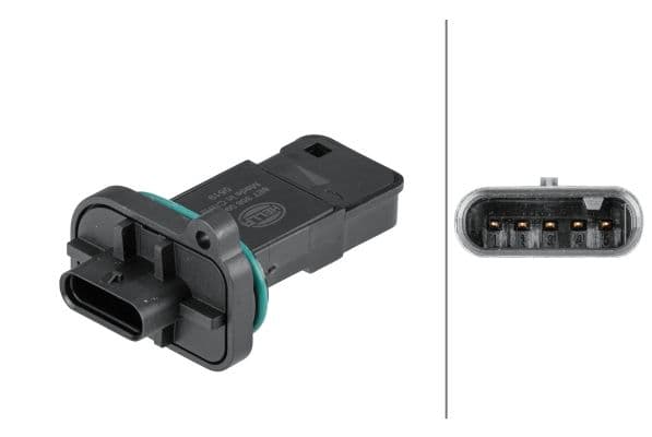 Luchtstroommeter (5 pin, patroon) past: BMW 1 (F20), 1 (F21), 2 (F22, F87), 3 (F30, F80), 3 (F31), 3 GRAN TURISMO (F34), 4 (F32, F82), 4 (F33, F83), 4 GRAN COUPE (F36), 5 (F10) 1.6D/2.0D 05.09-12.20