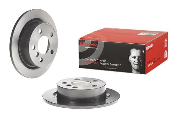 Brake disc Achter Links/Rechts past: MINI (F55), (F56), (F57) 1.2-2.0D 09.13-