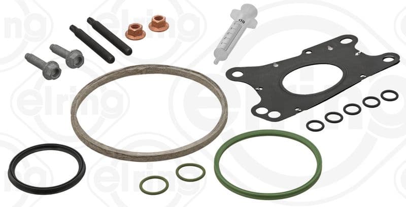Turbocompressor montageset (met pakkingen) (motorcode B38 A15 A) past: BMW 1 (F70), 2 (U06), 2 GRAN COUPE (F74), X1 (U11), X2 (F39), X2 (U10)  MINI (F55), (F56), (F57), (F66 1.5/1.5H 12.13-