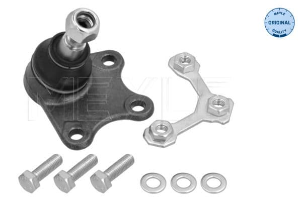 Kogelgewricht van de as Links (bodem voor) (diameter kegel 14,8mm, met extra materialen) past: AUDI A2  SEAT CORDOBA, IBIZA III, LEON, TOLEDO II  SKODA FABIA I, FABIA I PRAKTIK 1.0-2.0 10.98-