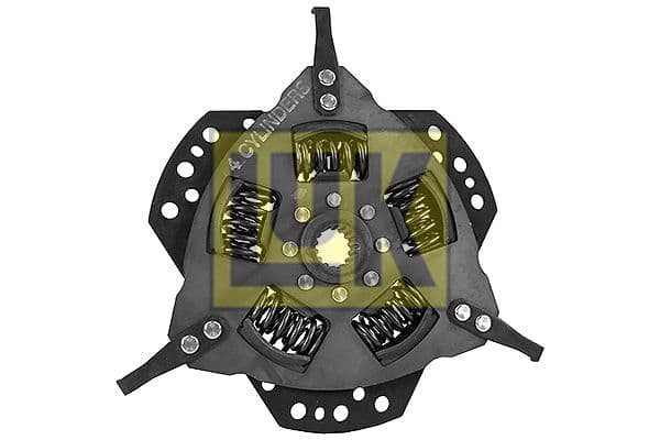 Torsiedemper (diameter: 395mm, aantal tanden: 16 pcs 31x35) past: CASE IH 100, 110, 115, 120, 125, 130, 140  CASE-STEYR 4120 PROFI, 4130 PROFI, 4110, 4110 CLASSIC, 4120, 4130, 4130 CLASSIC, 6125