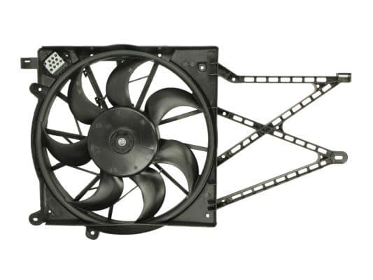 Radiatorventilator (met huisvesting) past: CHEVROLET ASTRA  OPEL ASTRA G, ASTRA G CLASSIC, ASTRA H, ZAFIRA A, ZAFIRA B 1.2-2.2D 02.98-04.15