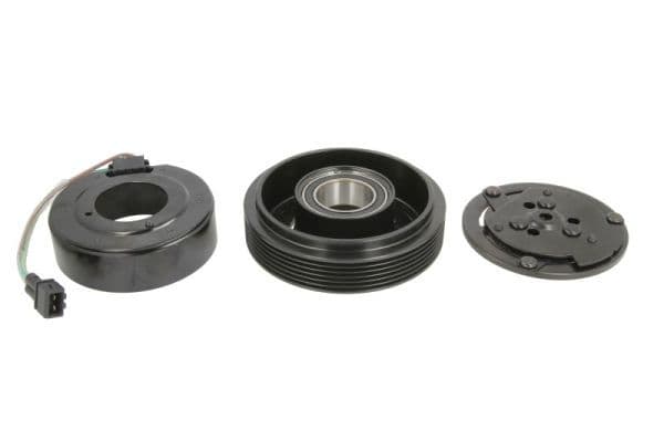 Airco compressor koppeling compleet (SANDEN SD7V16 6PK 126mm) past: VW CALIFORNIA T4 CAMPER, LT 28-35 II, LT 28-46 II, TRANSPORTER T4 1.8-2.8D 07.90-07.06