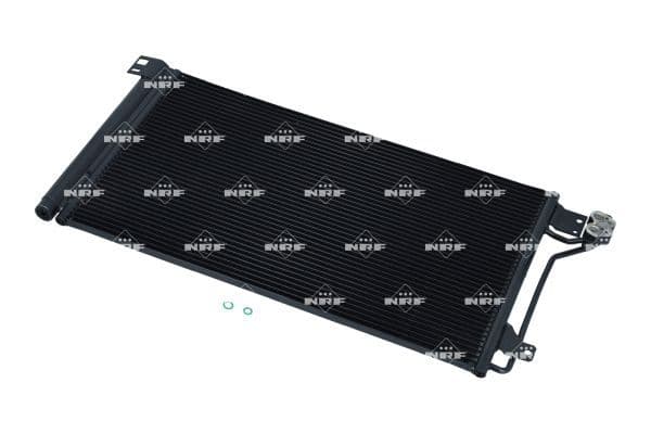 A/C condensator (met droger) past: VW CALIFORNIA T5 CAMPER, MULTIVAN T5, TRANSPORTER T5 1.9D-3.2 04.03-08.15