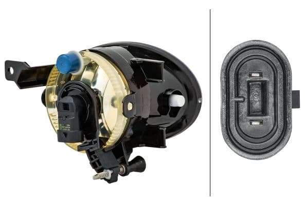 Mistlamp Voor Links (HB4, met gebogen lichten) past: VW TOUAREG 7P 05.14-03.18