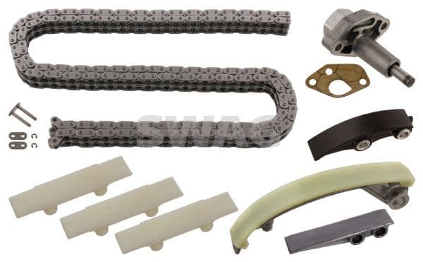 Timingset (ketting + elementen) past: MERCEDES S (C126), S (W126), SL (C107), SL (R107) 3.8/4.1 07.80-06.91